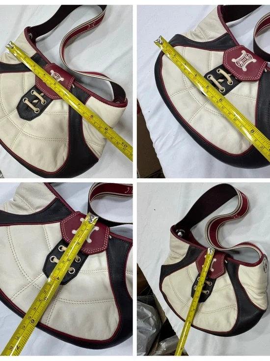 Celine Black/White/Red Vintage 2002 FIFA World Cup limited edition leather bag - Picture 9 of 10